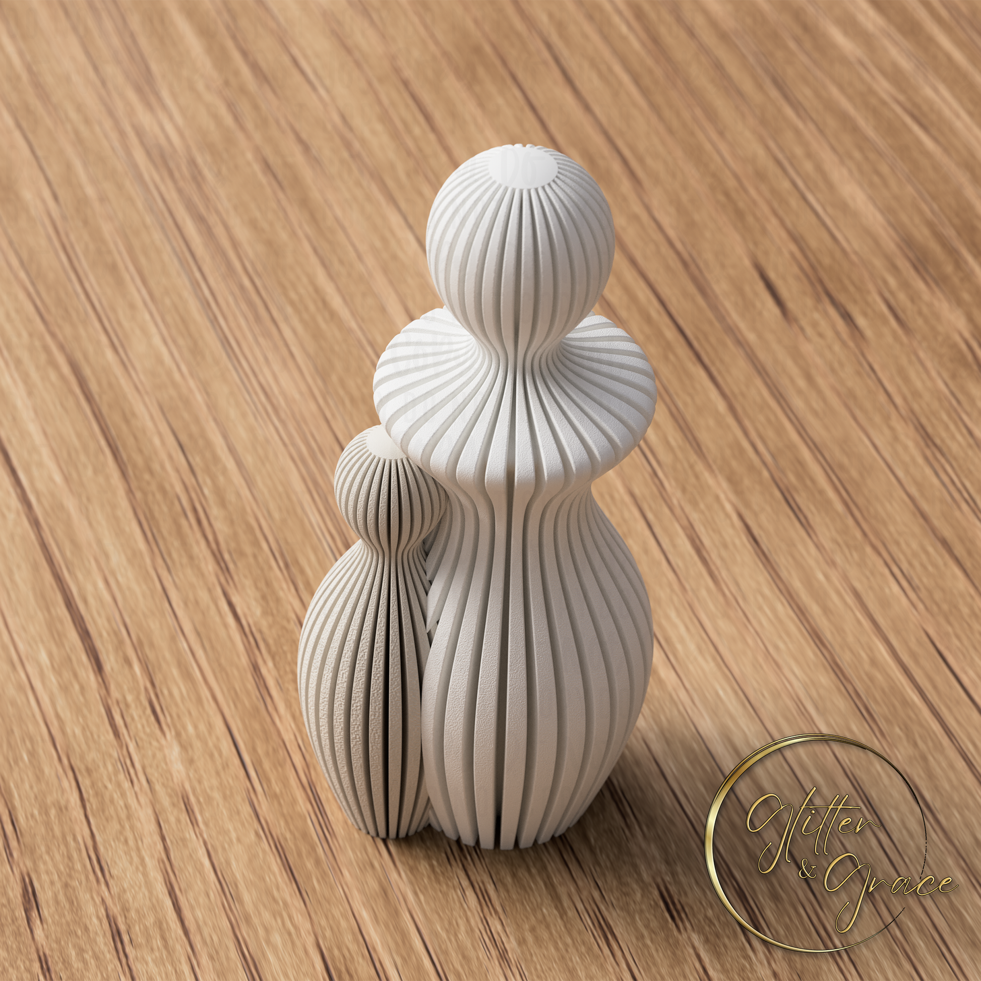 3d printed mother and child statue