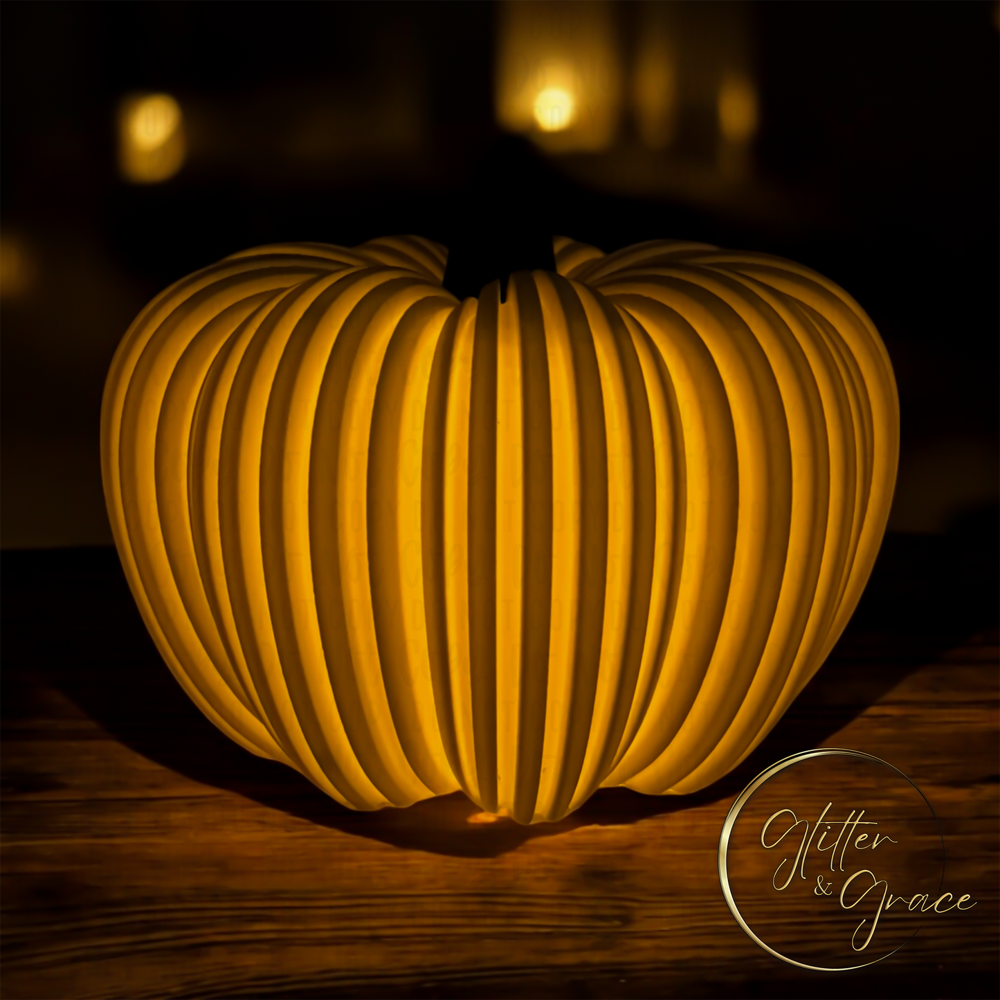 3d printed pumpkin fall decor