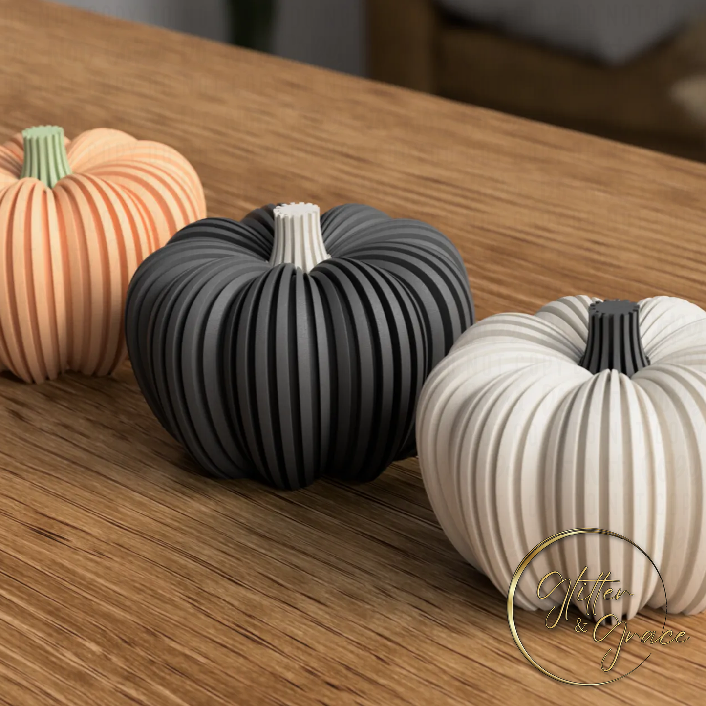 3d printed pumpkin fall decor