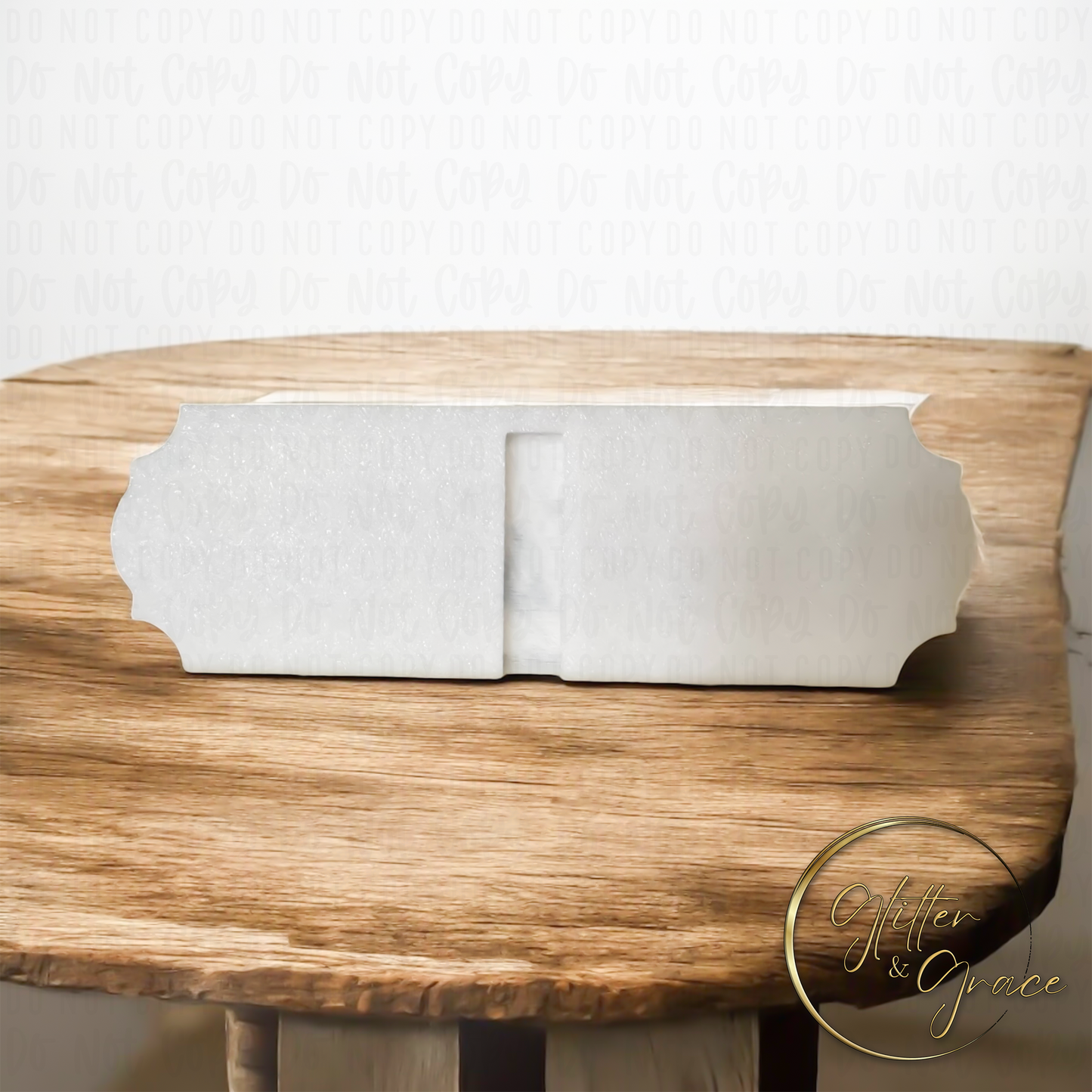 Bookshelf Sign With Holder