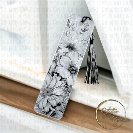 3d printed floral bookmark